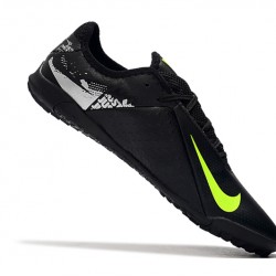 Scarpe da calcio Nike Phanton VSN Academy TF Nero Verde Fluo Bianca