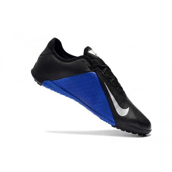 Scarpe da calcio Nike Phanton VSN Academy TF Nero Bianca Blu