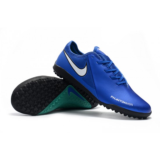 Scarpe da calcio Nike Phanton VSN Academy TF Blu verde Bianca