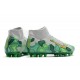 Scarpe da calcio Nike Superfly VII Academy CR7 AG Bianca verde doro