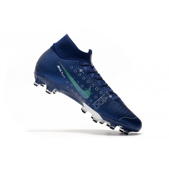 Scarpe da calcio Nike Superfly VII Elite SE AG Blu Reale