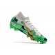 Scarpe da calcio Nike Superfly VII Elite SE AG Football Bootsf Bianca verde doro