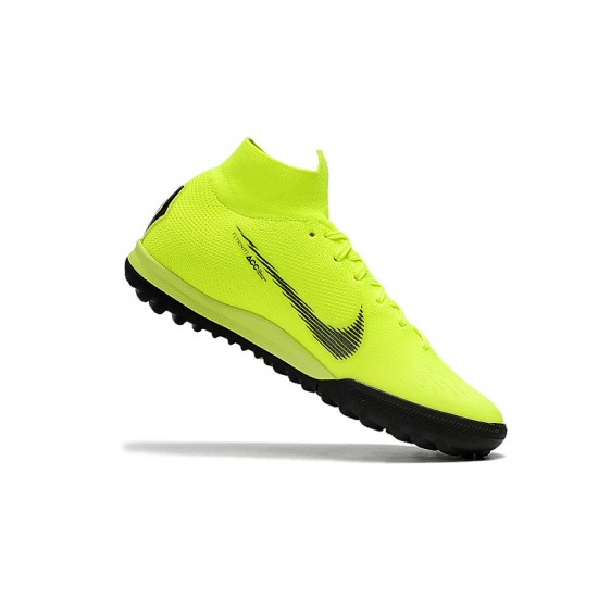 Scarpe da calcio Nike SuperflyX 6 Elite TF Verde Fluo