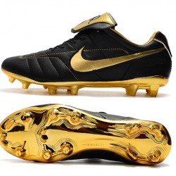 Scarpe da calcio Nike Tiempo Legend 7 R10 Elite FG Nero d'oro