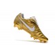 Scarpe da calcio Nike Tiempo Legend 7 R10 Elite FG doro Bianca