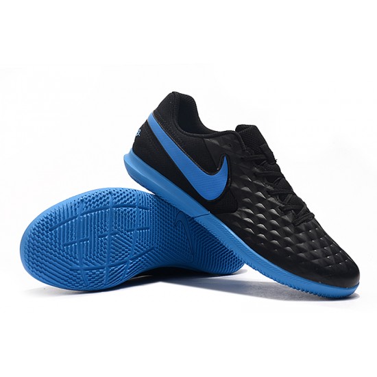 Scarpe da calcio Nike Tiempo Legend VIII Club IC Nero Blu