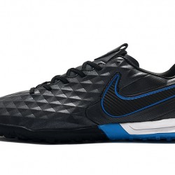 Scarpe da calcio Nike Tiempo Legend VIII Pro TF Nero Blu