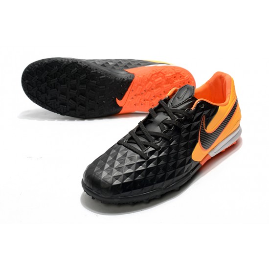 Scarpe da calcio Nike Tiempo Legend VIII Pro TF Nero Arancia