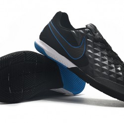 Scarpe da calcio Nike Tiempo Lunar Legend VIII Pro IC Nero Blu
