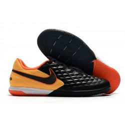 Scarpe da calcio Nike Tiempo Lunar Legend VIII Pro IC Nero Arancia