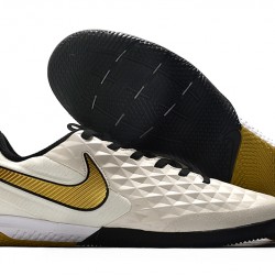 Scarpe da calcio Nike Tiempo Lunar Legend VIII Pro IC Cream d'oro