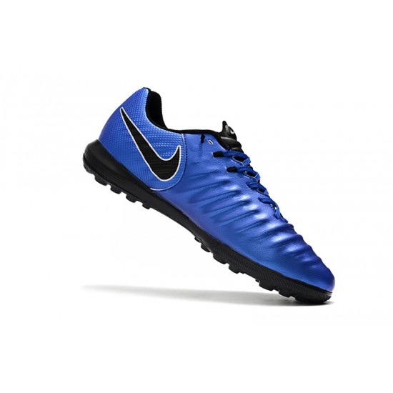 Scarpe da calcio Nike TimpoX Finale TF Blu Reale Nero