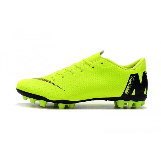 Scarpe da calcio Nike Vapor 12 Academy CR7 AG-R Verde Fluo