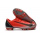 Scarpe da calcio Nike Vapor 12 Academy CR7 AG-R Rosso Argento Nero