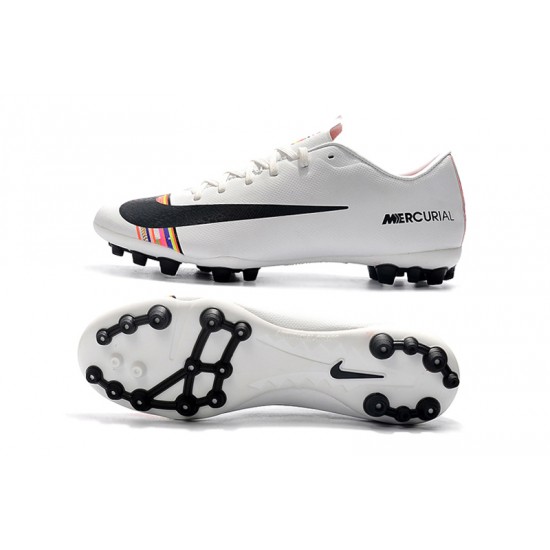 Scarpe da calcio Nike Vapor 12 Academy CR7 AG-R Bianca
