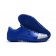 Scarpe da calcio Nike Vaporx 12CLUB TF Blu Bianca