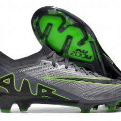 Scarpe da calcio Nike Air Zoom Mercurial Vapor XV Elite FG Low-top Nero Grigio Verde Unisex