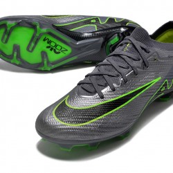 Scarpe da calcio Nike Air Zoom Mercurial Vapor XV Elite FG Low-top Nero Grigio Verde Unisex