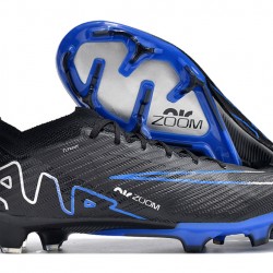 Scarpe da calcio Nike Air Zoom Mercurial Vapor XV Elite FG Low-top Dark Blu Nero Sliver Unisex