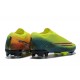 Scarpe da calcio Nike Mercurial Dream Speed 002 Vapor 13 Elite FG Giallo Verde Arancia Nero Low-top