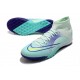 Scarpe da calcio Nike Mercurial Superfly 8 Academy TF High-top Turqoise