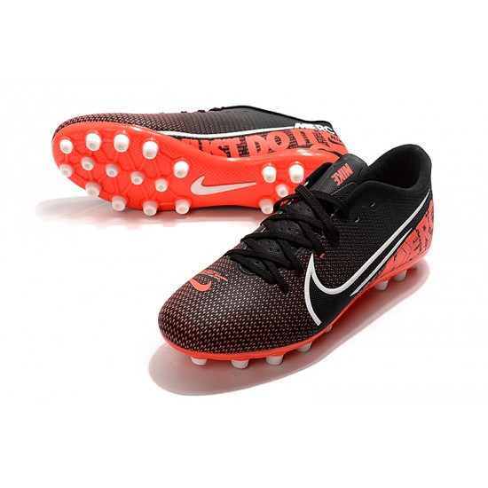 Scarpe da calcio Nike Mercurial Vapor 13 Academy AG-R Low-top Nero Rosso Unisex