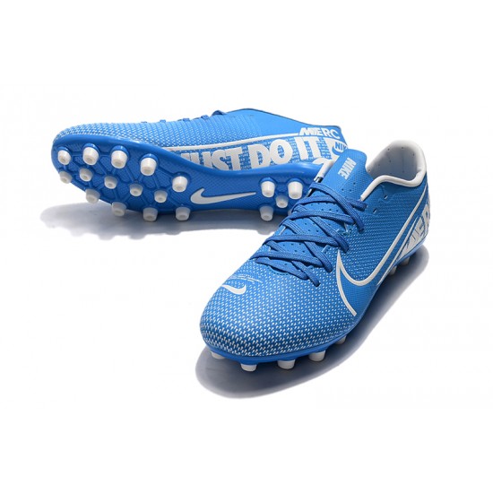 Scarpe da calcio Nike Mercurial Vapor 13 Academy AG-R Low-top Blu Unisex