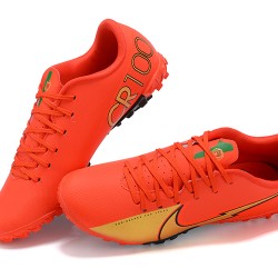 Scarpe da calcio Nike Mercurial Vapor 13 Academy TF Oro Arancia Low-top