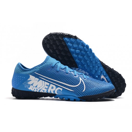 Scarpe da calcio Nike Mercurial Vapor 13 Pro TF Nero Bianca Blu