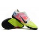 Scarpe da calcio Nike Mercurial Vapor 13 Pro TF Low-Top Rosa Giallo Blu