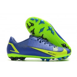 Scarpe da calcio Nike Mercurial Vapor 14 Academy AG Low-top Blu Giallo Unisex