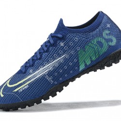 Scarpe da calcio Nike Mercurial Vapor 13 Elite TF Blu Giallo Nero Low-top