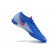 Scarpe da calcio Nike Mercurial Vapor 13 Elite TF Bianca Arancia Blu Low-top