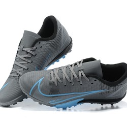 Scarpe da calcio Nike Vapor 14 Academy TF Grigio Blu Low-top