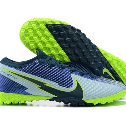 Scarpe da calcio Nike Vapor 14 Academy TF Verde Giallo Blu Low-top