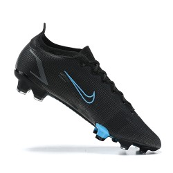 Scarpe da calcio Nike Vapor 14 Elite FG Nero Blu Low-top