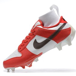Scarpe da calcio Nike Vapor Edge FG Bianca Rosso Nero High-top Football Cleats