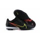 Scarpe da calcio Nike Zoom Vapor 14 Pro TF Nero Giallo Rosso Bianca Low-top