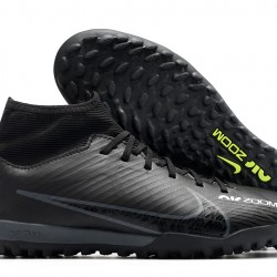 Scarpe da calcio Nike Air Zoom Mercurial Superfly IX Academy TF High-top Nero Unisex