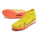 Scarpe da calcio Nike Air Zoom Mercurial Superfly IX Academy TF High-top Giallo Unisex