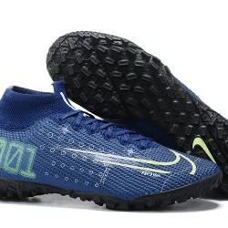 Scarpe da calcio Nike Mercurial Superfly 7 Elite TF Giallo Grenn Blu Nero High-top