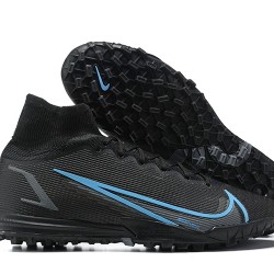 Scarpe da calcio Nike Superfly 8 Academy TF Blu Nero High-top