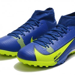 Scarpe da calcio Nike Superfly 8 Academy TF Low-top Dark Blu Giallo