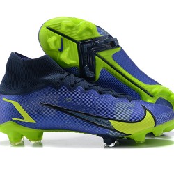 Scarpe da calcio Nike Superfly 8 Elite FG Blu Verde Nero High-top