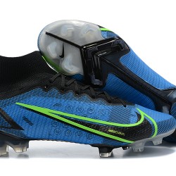 Scarpe da calcio Nike Superfly 8 Elite FG Blu Giallo Nero High-top