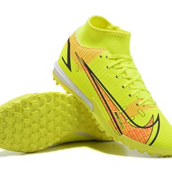 Scarpe da calcio Nike Vapor 14 Academy TF High-top Arancia Giallo