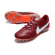 Scarpe da calcio Nike Legend 9 Academy AG Low-Top Rosso Blu