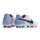 Scarpe da calcio Nike Legend 9 Academy AG Low-Top Bianca Viola Blu