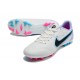 Scarpe da calcio Nike Legend 9 Academy AG Low-Top Bianca Viola Blu