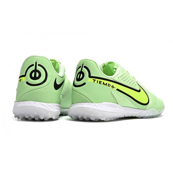 Scarpe da calcio Nike React Tiempo Legend 9 Pro TF Low-Top Verde Bianca